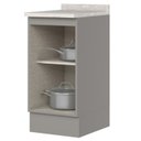 Ver imagem 4 de Balcao com Tampo 1 Porta 40 Cm Americana Cinza Calcare Henn
