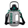Garrafa Fitness Alça Preta 2,4l Mor - 1