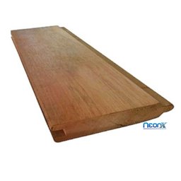 Frontal Parede de Madeira Encaixe Macho e Fêmea Natural Neonx M² Réguas 1,2m:eucalipto - 2