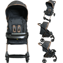 Ver imagem 2 de Carrinho com Bebe Conforto Base Galzerano Romano Preto Cobre