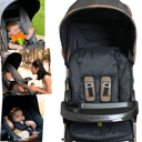 Ver imagem 4 de Carrinho com Bebe Conforto Base Galzerano Romano Preto Cobre