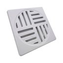 Ver imagem 1 de Ralo Grelha Anti-inseto Automático Inteligente Quadrado 10x10cm Banheiro Lavatório Branco Abs