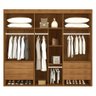 Guarda Roupa Casal 100% MDF 6 Gavetas - Pernambuco-Naturale - Móveis Rufato - 2