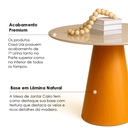 Ver imagem 7 de Mesa de Jantar Cone Tampo com Vidro Redonda Cairo Off White