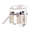 Cama Infantil Divertida Escorregador,Telhado III New e Tenda Casatema MadeiraOriginals - 10