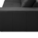 Ver imagem 7 de Sofá 2 Lugares para Sala de Estar Living 150cm Vienne L06 Couro Preto - Lyam Decor