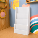 Ver imagem 3 de Livreiro Infantil Montessori 4 Prateleiras MDF 15mm Branco Organizador de Livros Quarto Infantil