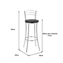 Ver imagem 2 de Kit 2 Banquetas Cromadas BC26-A A101