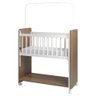 Mini Berço Bed Side Grade Movél com Colchão Cor Nature - 2