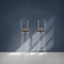 Ver imagem 2 de Kit 2 Banquetas Cromadas BC26-A A109