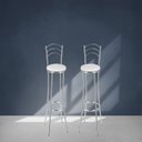 Ver imagem 2 de Kit 2 Banquetas Cromadas BC26-A A102