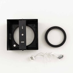 Plafon Spot Sobrepor Box Preto Alumínio P/ Ar111 Gu10 Starlumen St2939 - 4