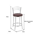 Ver imagem 3 de Kit 2 Banquetas Cromadas BC26-C A109