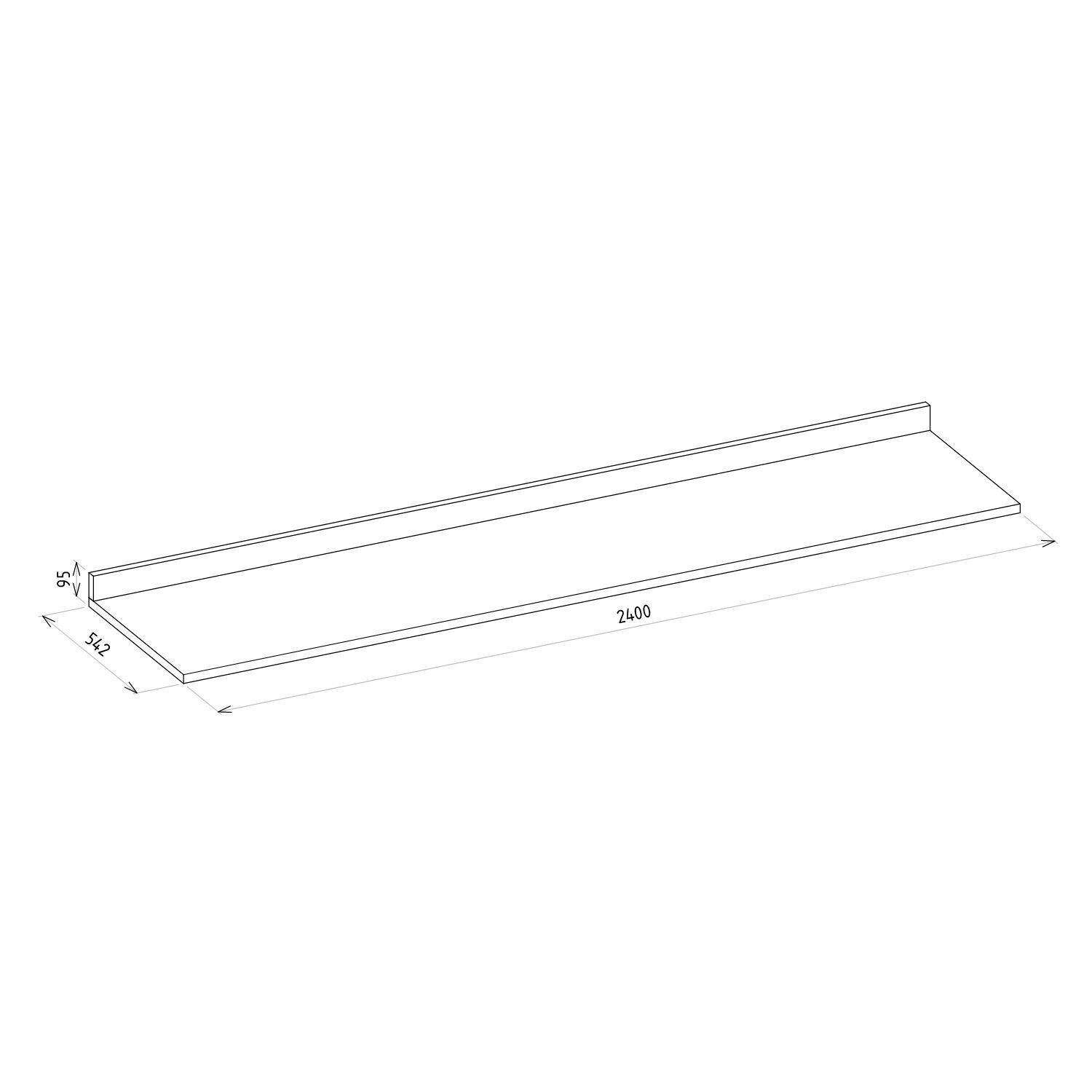 Tampo para Balcão 240cm Berlim - 4