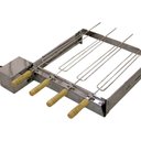 Ver imagem 1 de Kit Giratório Baixo Churrasqueira em Inox 4 Espetos Bivolt