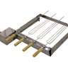 Kit Giratório Baixo Churrasqueira em Inox 4 Espetos Bivolt - 1