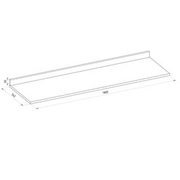 Tampo para Balcão 180cm Berlim - 4