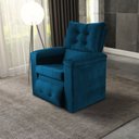 Ver imagem 1 de Poltrona do Papai Reclinável Sara Azul