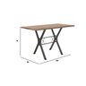 Conjunto Mesa de Jantar 136cm Miami com 4 Cadeiras Santiago - 5