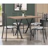 Conjunto Mesa de Jantar 136cm Miami com 4 Cadeiras Santiago - 1