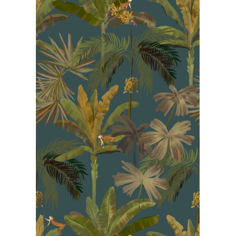 Papel de Parede Flora Botânica Tropical Chic 84612