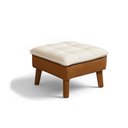 Ver imagem 5 de Poltrona Amamentação Balanço Descanso Madeira e Puff Lariane Nozes/bouclê R04 - D'rossi