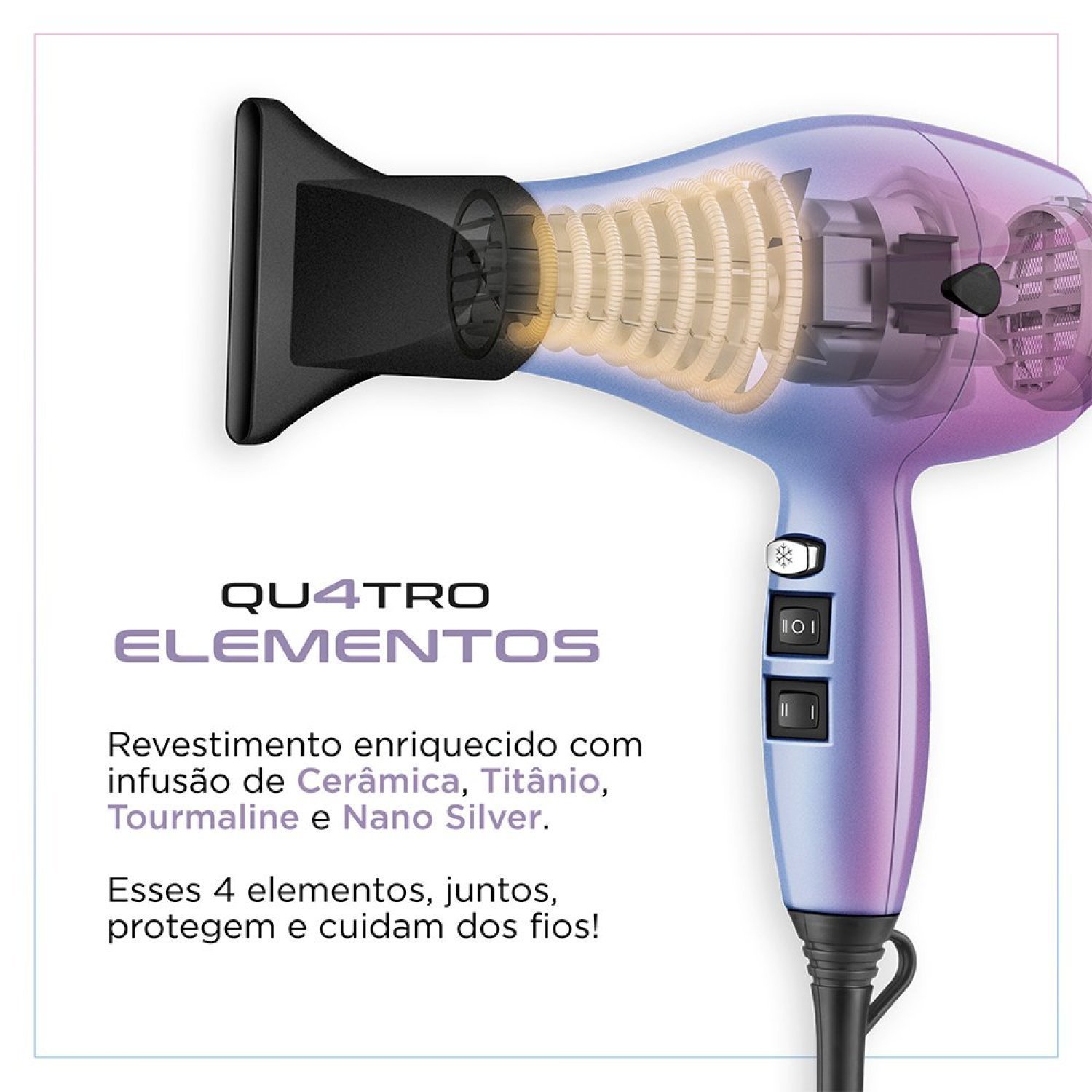 Secador de Cabelo By Juliette 2000w 220v Scp-ju-03 Mondial - 5