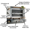 Ver imagem 2 de Painel Intense para Tvs até 55 Polegadas com Espelho Lukaliam