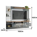 Ver imagem 3 de Painel Intense para Tvs até 55 Polegadas com Espelho Lukaliam