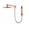 Kit Ducha 20 x 20 Slim com Desviador - Quadrada - Rose Gold V-FD09-1X JIWI - 1