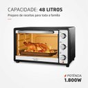 Ver imagem 3 de Forno Elétrico 48l Grand Family 1200w 127v Fr-18 Mondial