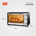 Ver imagem 2 de Forno Elétrico 48l Grand Family 1200w 127v Fr-18 Mondial