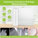 Ver imagem 3 de Rolos para Seladora a Vácuo Bonsenkitchen, 2 Unidades 28cm X 15m, Bpa-free