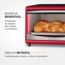 Ver imagem 6 de Forno Elétrico Master Cooker 10l 1200w 127v Fr-20 Mondial