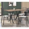 Conjunto Mesa de Jantar 136cm Miami com 4 Cadeiras Santiago - 1