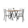 Conjunto Mesa de Jantar 136cm Miami com 4 Cadeiras Santiago - 2
