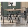 Conjunto Mesa de Jantar 136cm Miami com 4 Cadeiras Santiago - 1