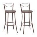 Ver imagem 1 de Kit 2 Banquetas de Metal com Encosto