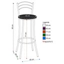 Ver imagem 2 de Kit 2 Banquetas Cromadas Bc26-a A144