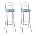 Ver imagem 1 de Kit 2 Banquetas Cromadas Bc26-a D410