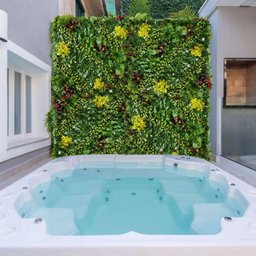 Painel 1m² Jardim Vertical Artificial com Flores para Decoração 100x100 - 5