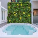 Ver imagem 5 de Painel 1m² Jardim Vertical Artificial com Flores para Decoração 100x100