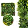 Painel 1m² Jardim Vertical Artificial com Flores para Decoração 100x100 - 1