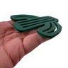 Kit 4 Porta Copo Decorativo em Silicone Formato Cacto Suporte Mesa Bolacha Chopp Verde - 7