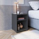 Ver imagem 2 de Mesa de Cabeceira com Prateleira Siena