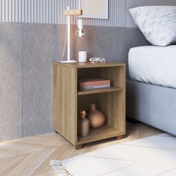 Mesa de Cabeceira Siena com Prateleira - 2