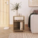 Ver imagem 3 de Mesa de Cabeceira Siena com Prateleira