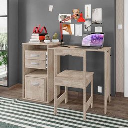 Escrivaninha Com Cadeira Embutida Amarula Office Framar - 1