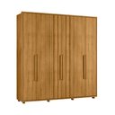 Ver imagem 1 de Guarda-Roupa Casal 6 Portas 4 Gavetas Veronese 230cm MDF Cumaru Quarto