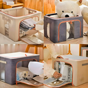 Ver imagem 2 de Caixa Organizadora de Roupas Multiuso Dobrável Grande